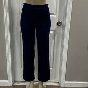 NAKED WARDROBE FOLDOVER PANTS. NAVY BLUE